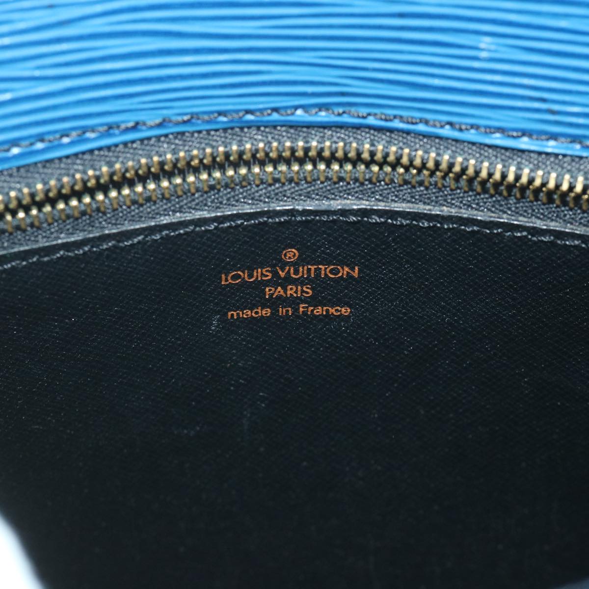 LOUIS VUITTON Epi Saint Cloud GM Shoulder Bag Blue M52195 LV Auth 59789