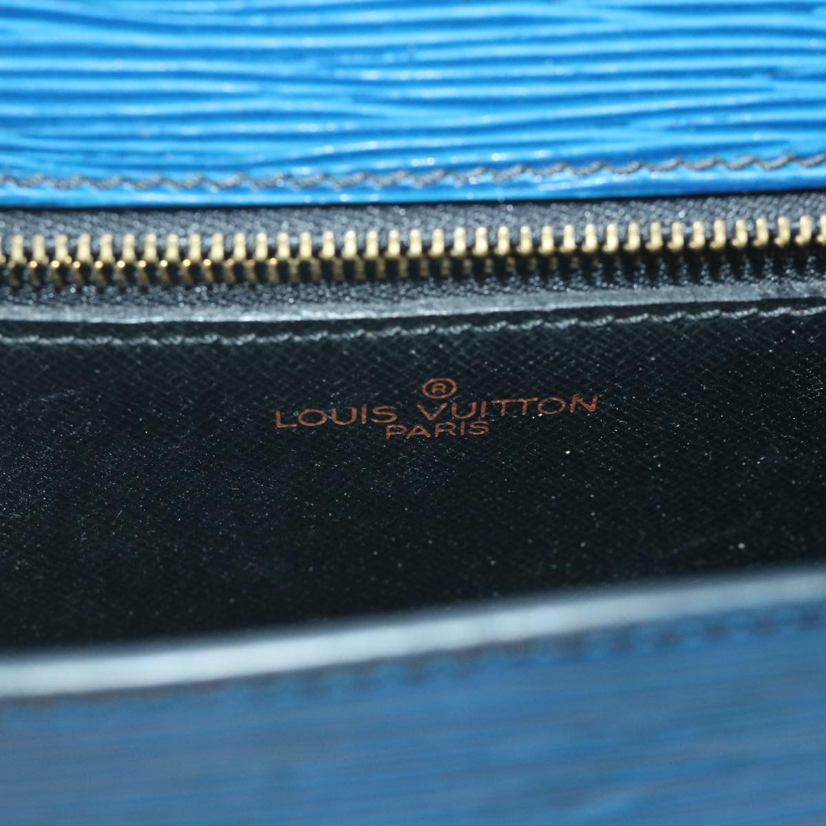 LOUIS VUITTON Epi Saint Cloud GM Shoulder Bag Blue M52195 LV Auth 59791