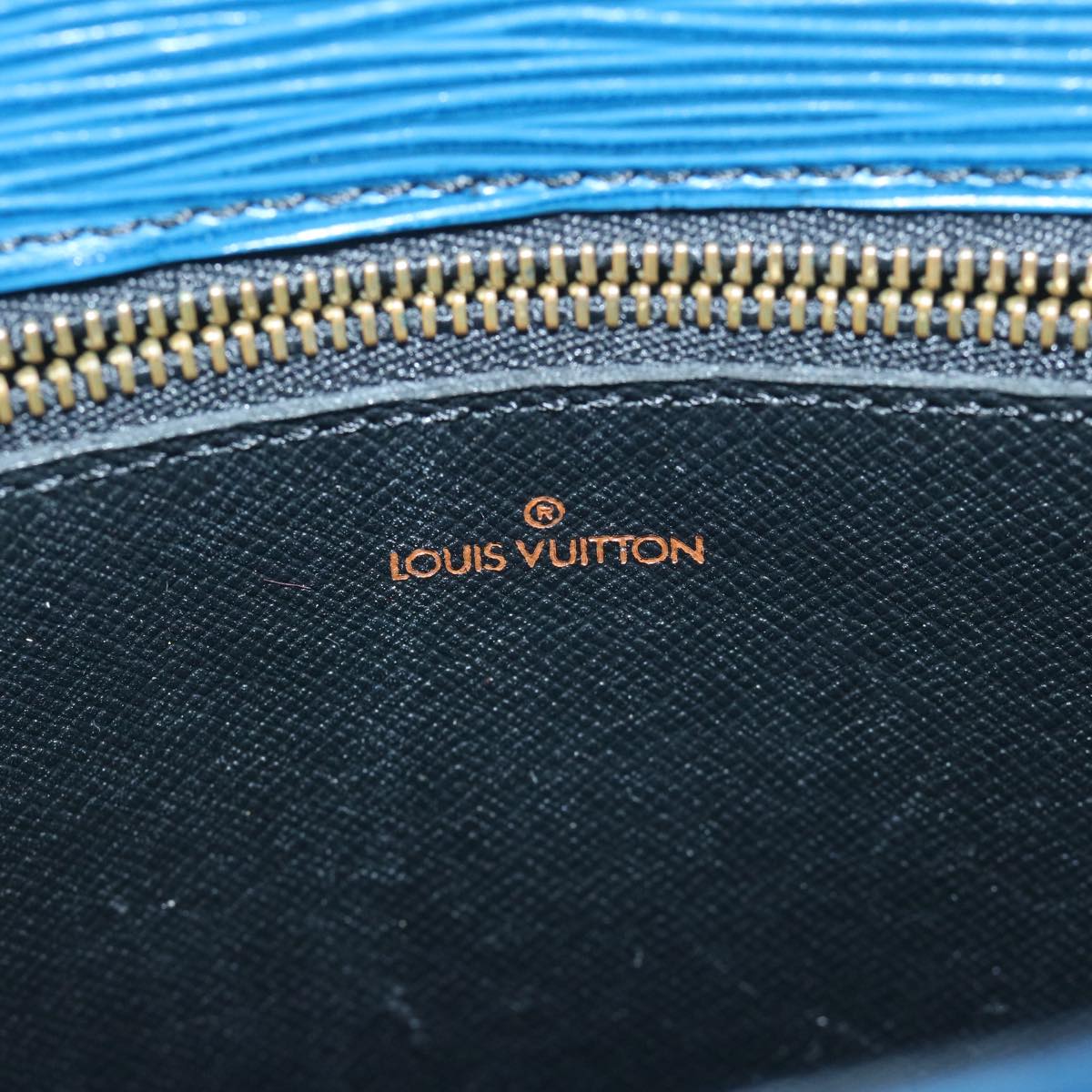 LOUIS VUITTON Epi Saint Cloud GM Shoulder Bag Blue M52195 LV Auth 59795