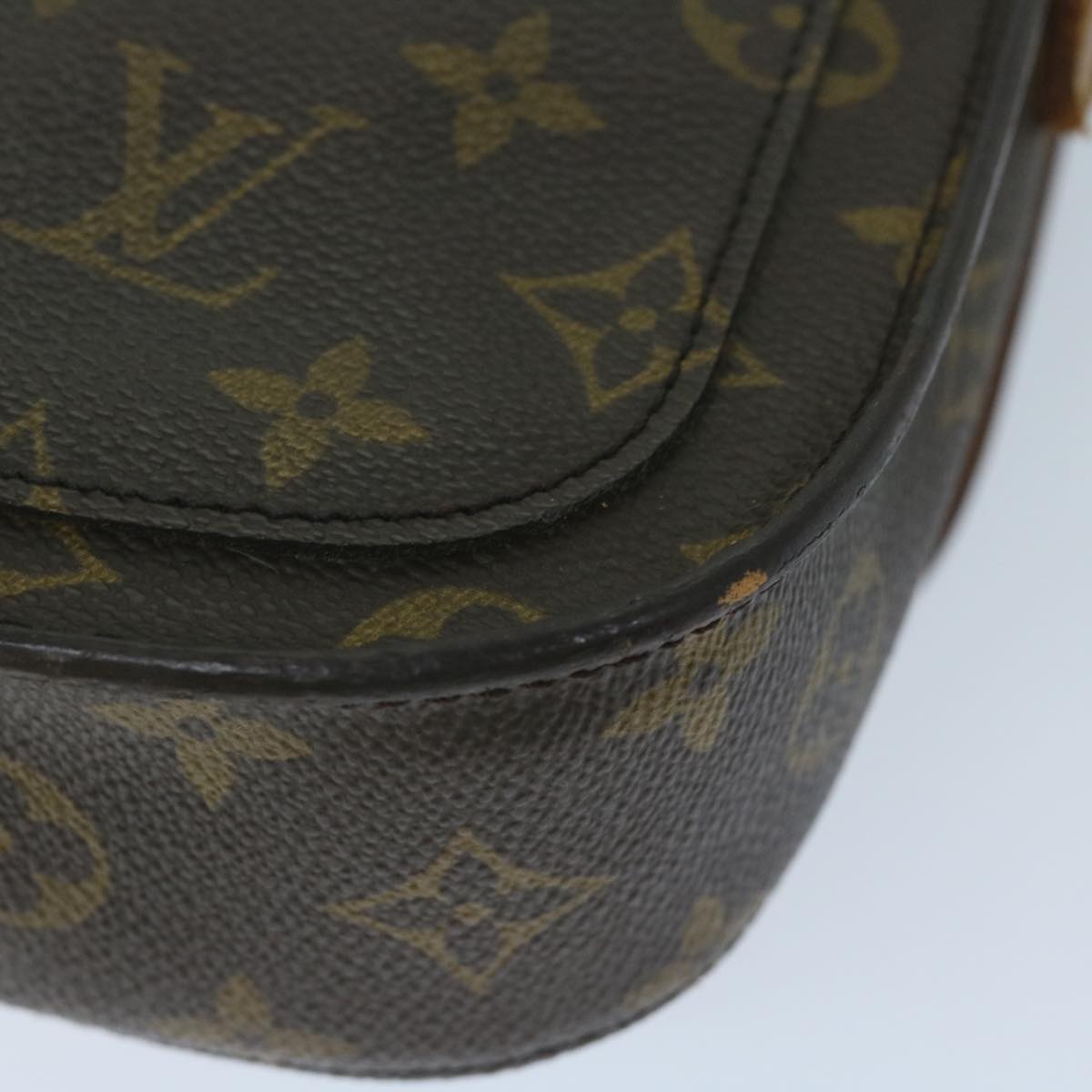 LOUIS VUITTON Monogram Saint Cloud MM Shoulder Bag M51243 LV Auth 59796