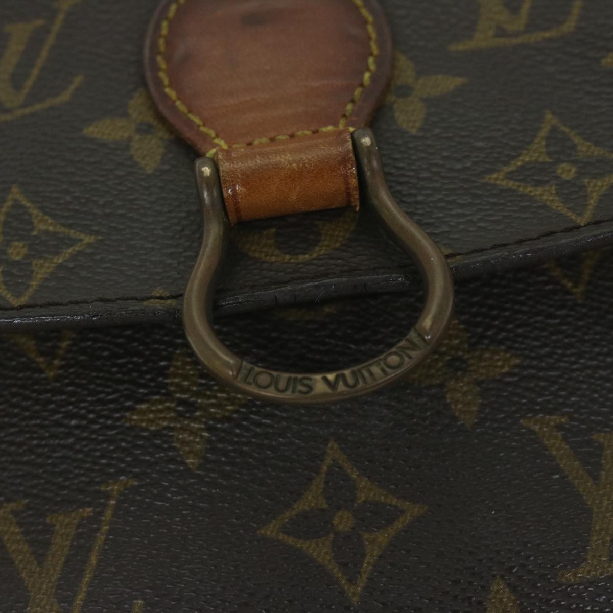 LOUIS VUITTON Monogram Saint Cloud MM Shoulder Bag M51243 LV Auth 59796