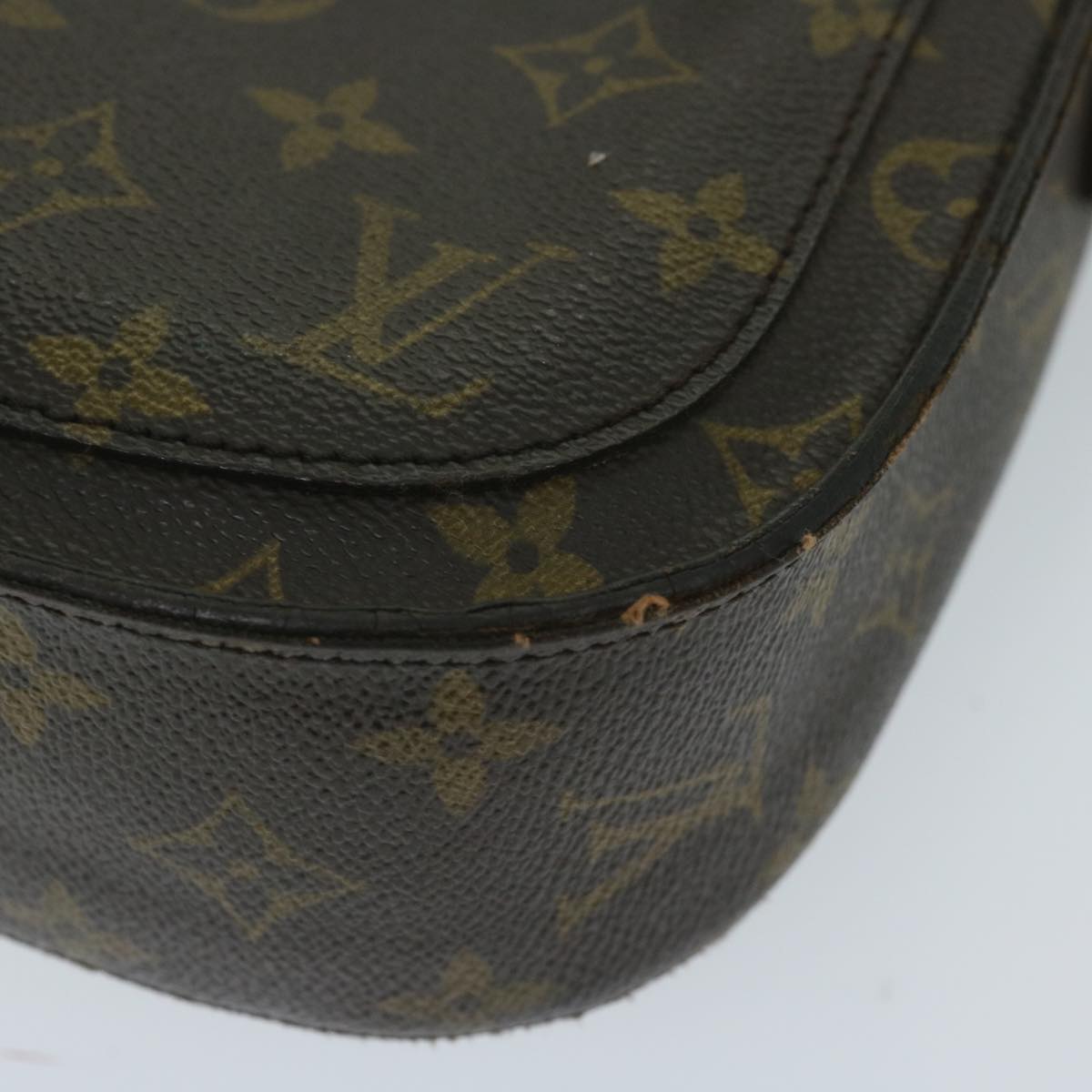 LOUIS VUITTON Monogram Saint Cloud GM Shoulder Bag M51242 LV Auth 59799