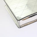 PRADA Hand Bag Metallic leather Silver Auth 59813SV-17