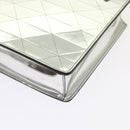 PRADA Hand Bag Metallic leather Silver Auth 59813SV-18