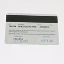 PRADA Hand Bag Metallic leather Silver Auth 59813SV-30