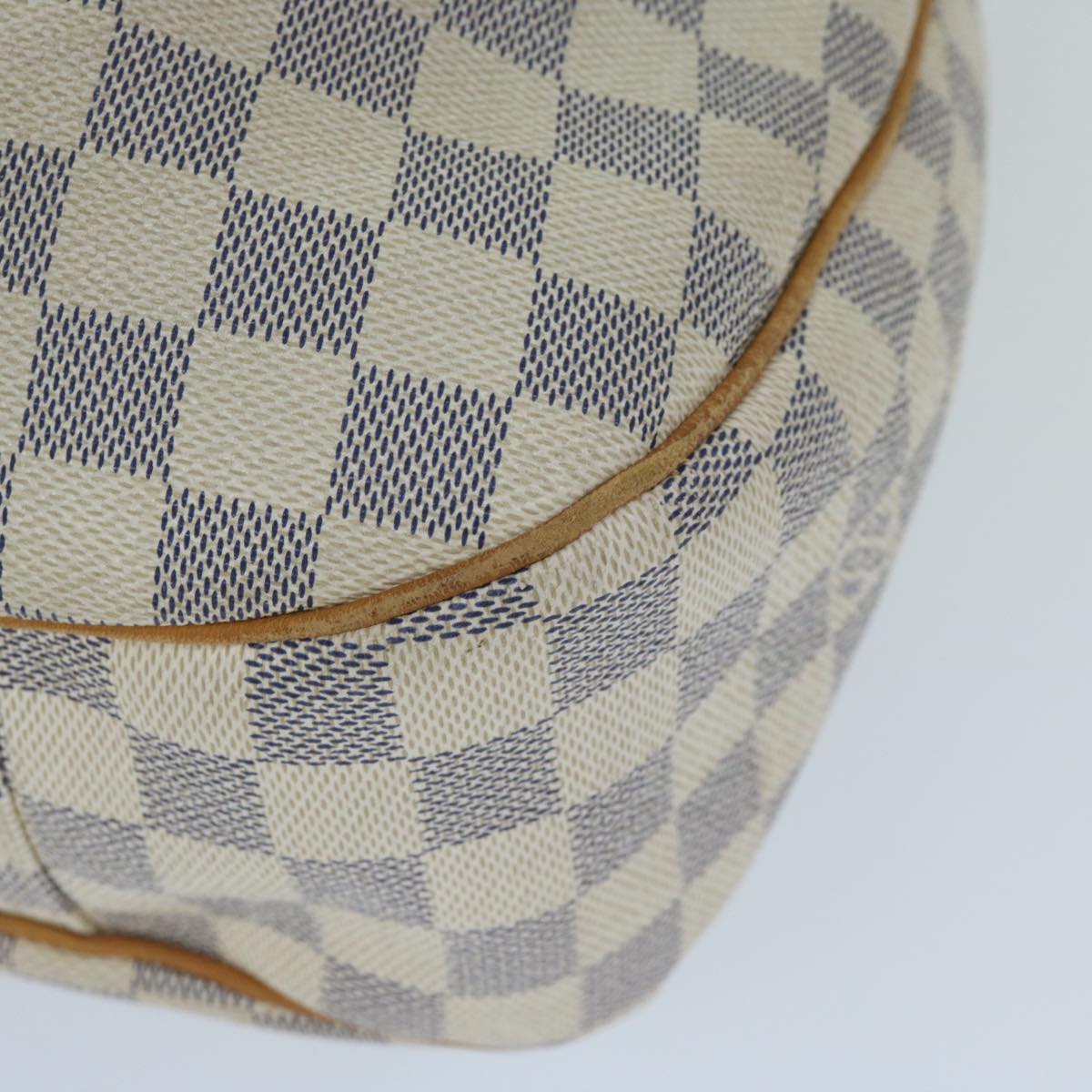 LOUIS VUITTON Damier Azur Ivora MM Shoulder Bag 2way N41133 LV Auth 59834