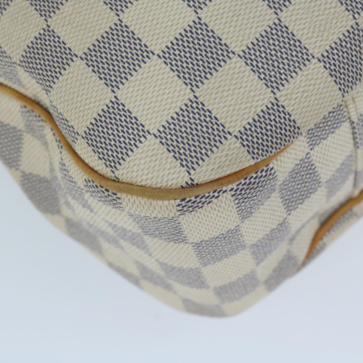 LOUIS VUITTON Damier Azur Ivora MM Shoulder Bag 2way N41133 LV Auth 59834