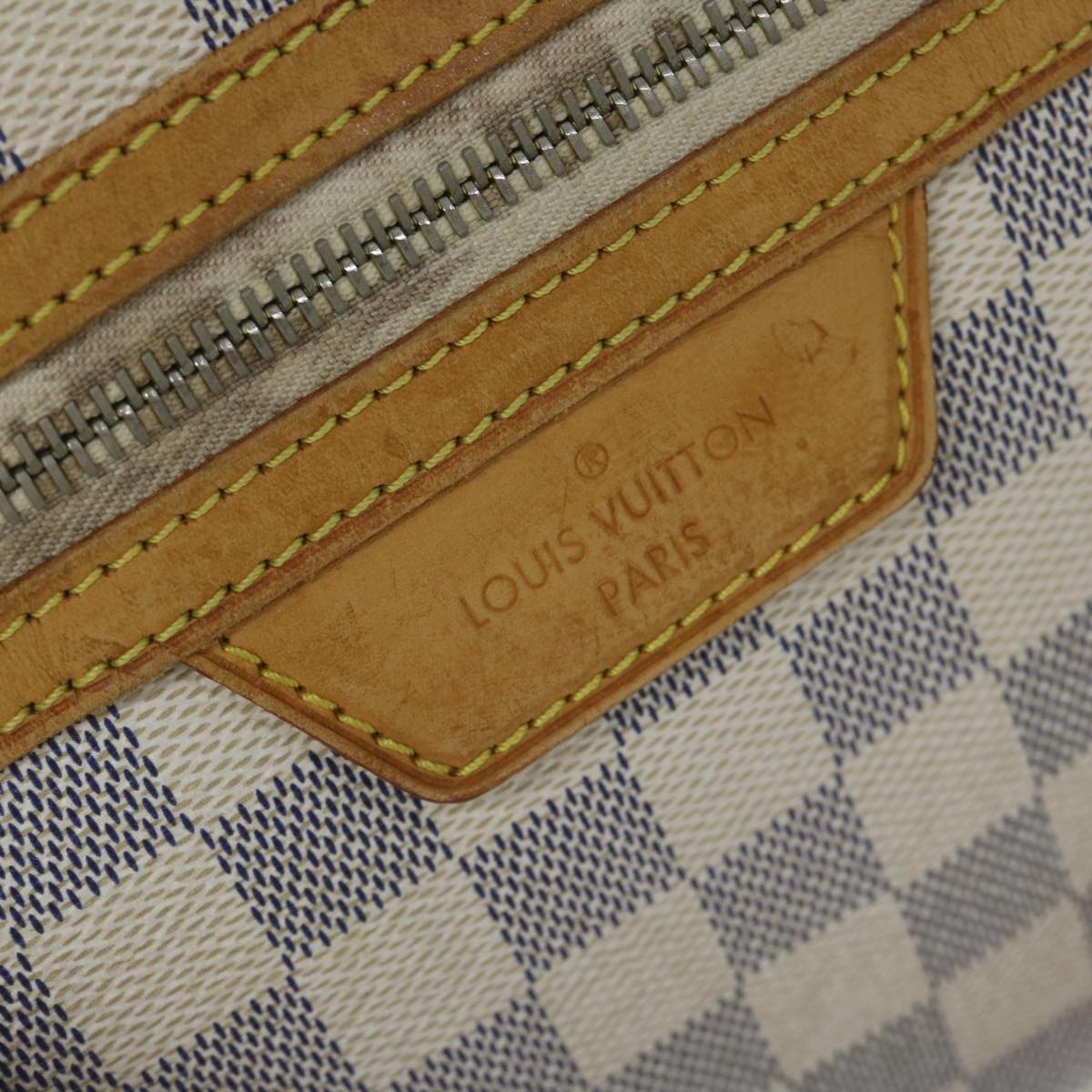 LOUIS VUITTON Damier Azur Ivora MM Shoulder Bag 2way N41133 LV Auth 59834