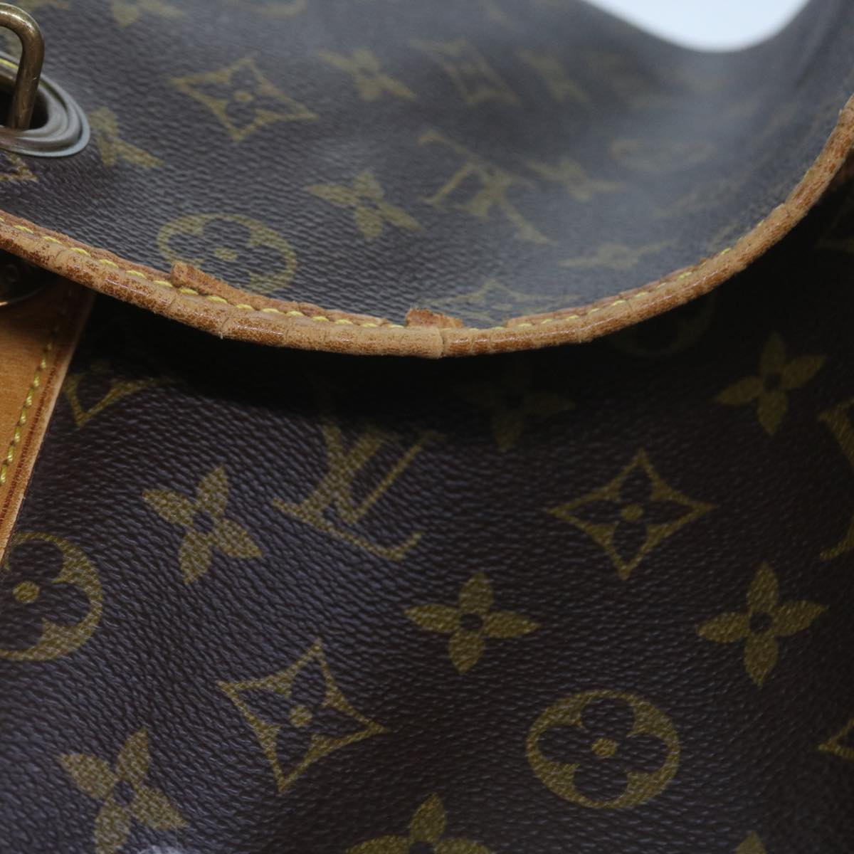 LOUIS VUITTON Monogram Sac Marine Shoulder Bag M41235 LV Auth 59847