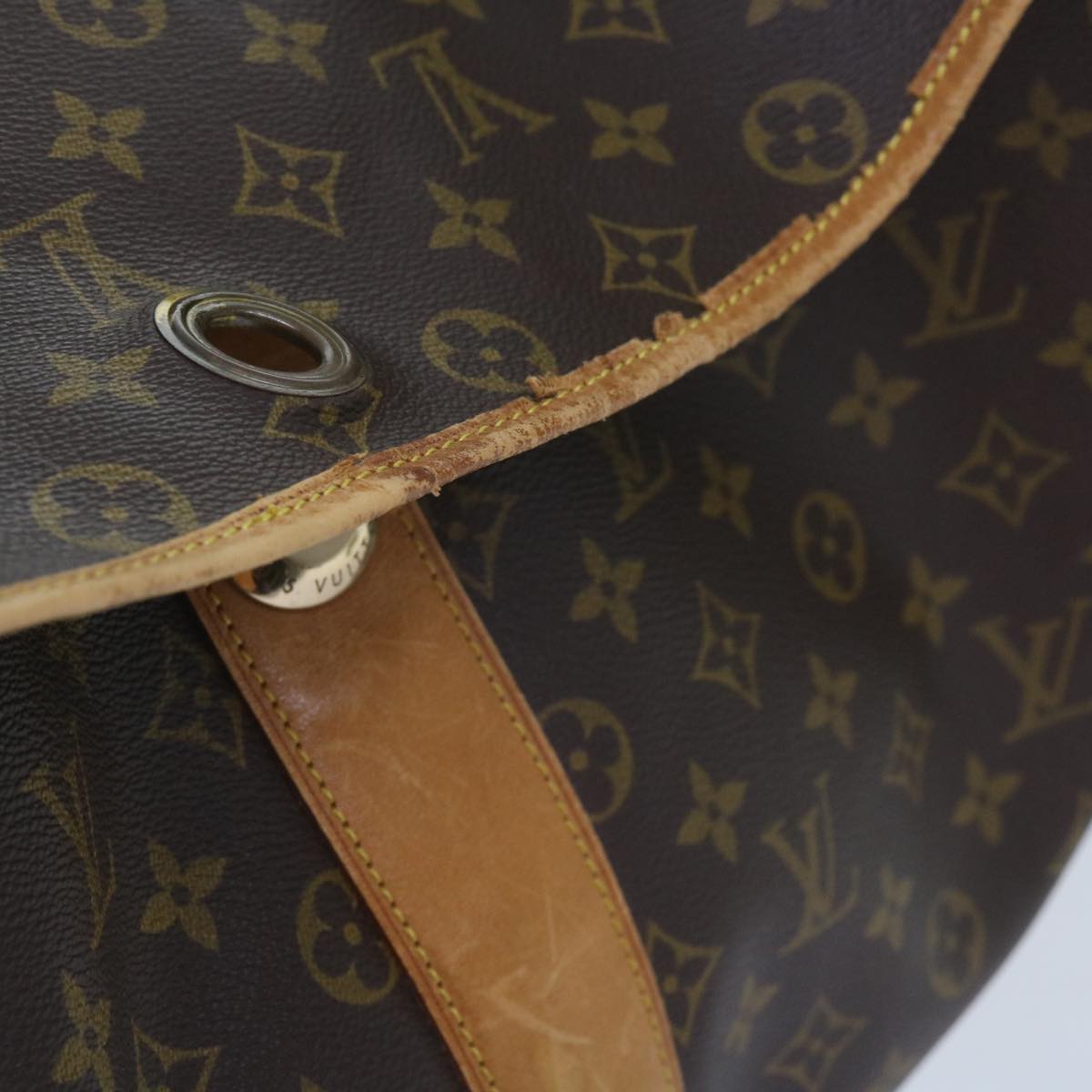 LOUIS VUITTON Monogram Sac Marine Shoulder Bag M41235 LV Auth 59847