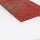 CHANEL Matelasse Chain Shoulder Bag Canvas Red CC Auth 59869A-39