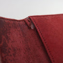 CHANEL Matelasse Chain Shoulder Bag Canvas Red CC Auth 59869A-44