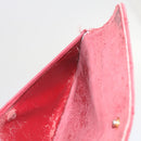 CHANEL Matelasse Chain Shoulder Bag Canvas Red CC Auth 59869A-46