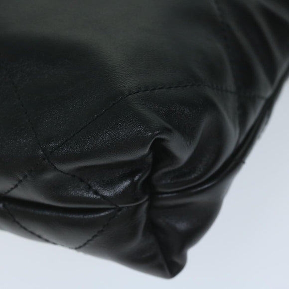 CHANEL CHANEL 22 Chain Hand Bag Leather Black AS3980 CC Auth 59889SM