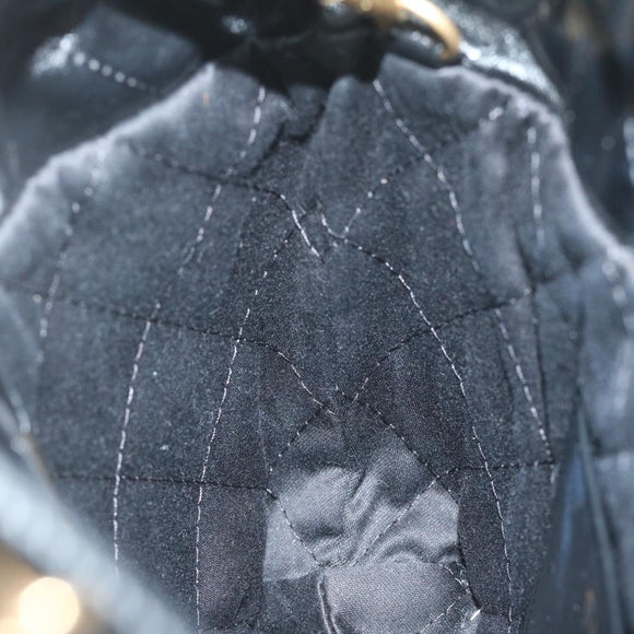 CHANEL CHANEL 22 Chain Hand Bag Leather Black AS3980 CC Auth 59889SM