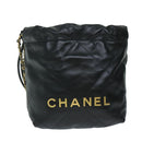 CHANEL CHANEL 22 Chain Hand Bag Leather Black AS3980 CC Auth 59889SM-13