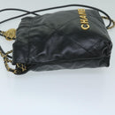 CHANEL CHANEL 22 Chain Hand Bag Leather Black AS3980 CC Auth 59889SM-4