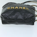 CHANEL CHANEL 22 Chain Hand Bag Leather Black AS3980 CC Auth 59889SM-5