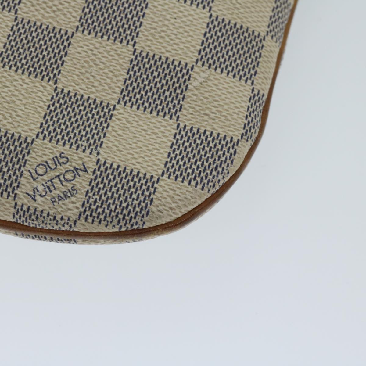 LOUIS VUITTON Damier Azur Pochette Bosphore Shoulder Bag N51112 LV Auth 59900