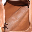 CHANEL Matelasse Chain Shoulder Bag Lamb Skin Beige CC Auth 59907A-18