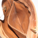 CHANEL Matelasse Chain Shoulder Bag Lamb Skin Beige CC Auth 59907A-25