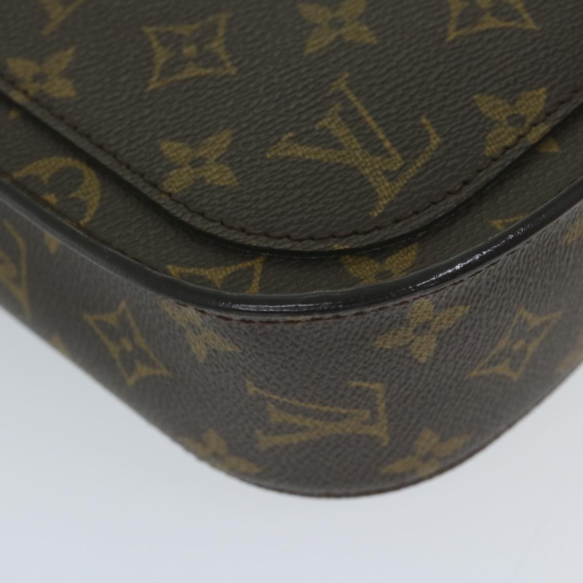 LOUIS VUITTON Monogram Saint Cloud GM Shoulder Bag M51242 LV Auth 59928