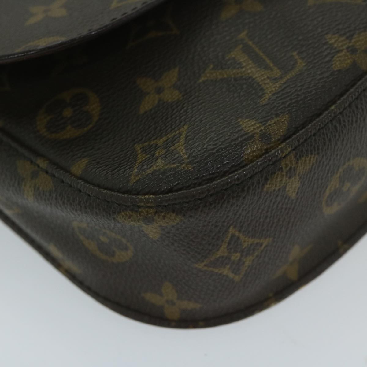 LOUIS VUITTON Monogram Saint Cloud MM Shoulder Bag M51243 LV Auth 59929