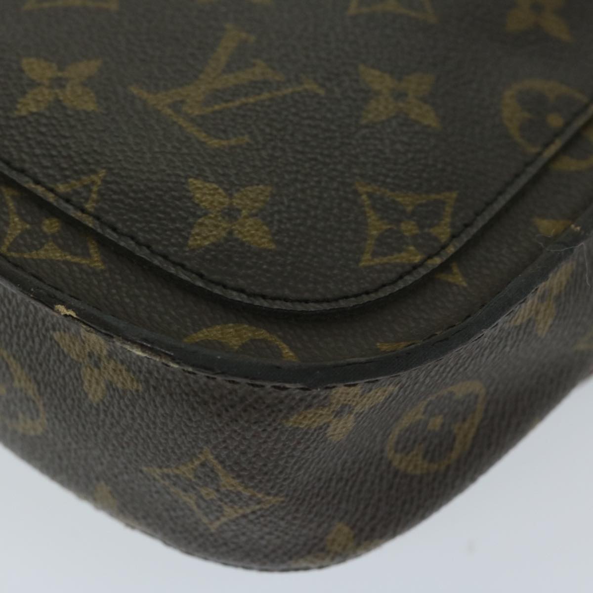 LOUIS VUITTON Monogram Saint Cloud MM Shoulder Bag M51243 LV Auth 59929