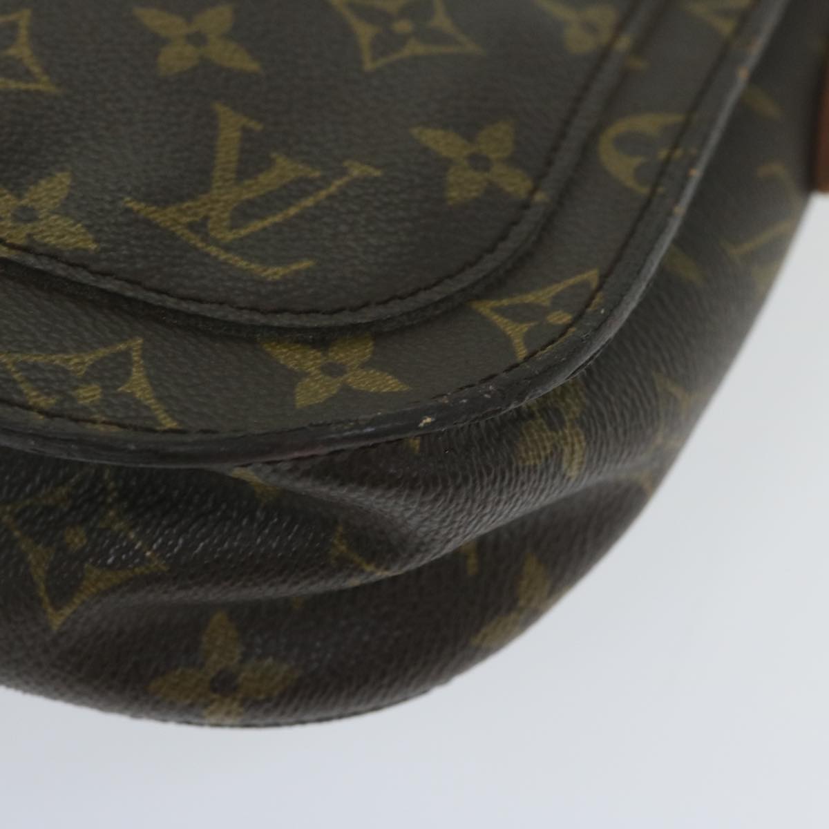 LOUIS VUITTON Monogram Saint Cloud GM Shoulder Bag M51242 LV Auth 59931