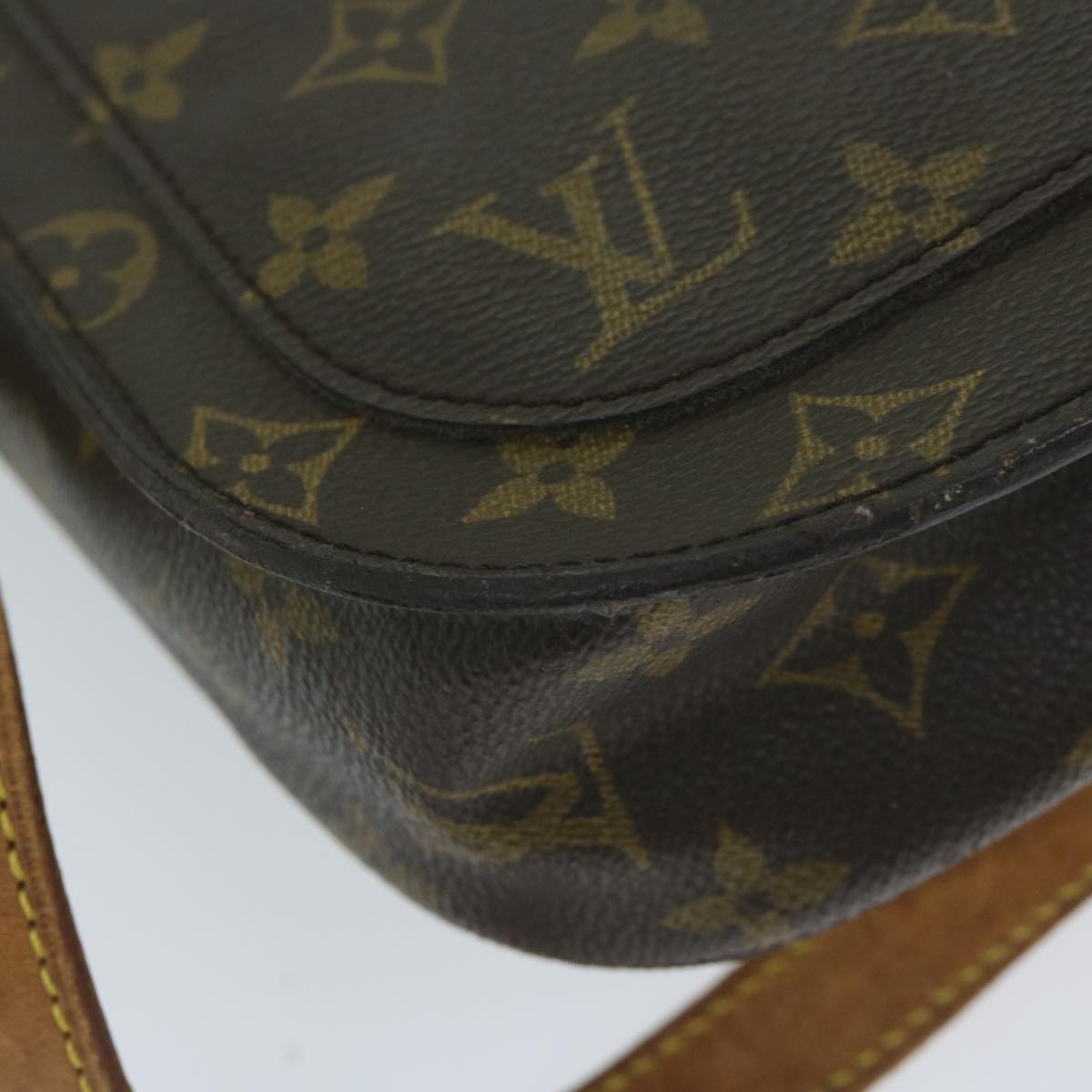 LOUIS VUITTON Monogram Saint Cloud GM Shoulder Bag M51242 LV Auth 59931