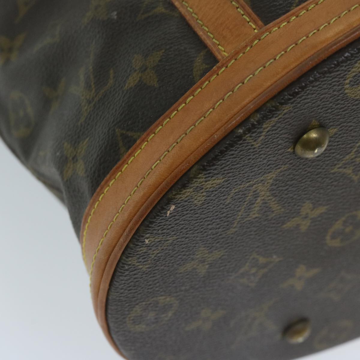 LOUIS VUITTON Monogram Bucket GM Shoulder Bag M42236 LV Auth 59954