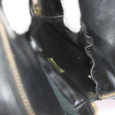 CHANEL Vanity Cosmetic Pouch Leather Black CC Auth 59984-21