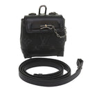 LOUIS VUITTON Monogram Eclipse Mini Steamer Pouch M00340 LV Auth 60001SM-1