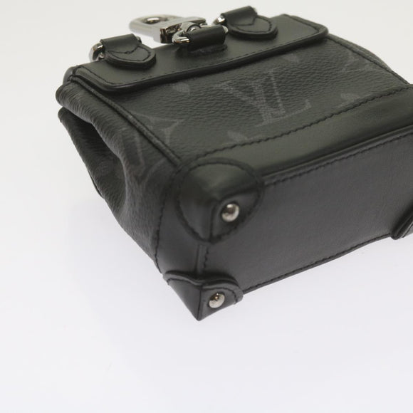 LOUIS VUITTON Monogram Eclipse Mini Steamer Pouch M00340 LV Auth 60001SM