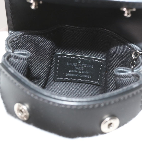 LOUIS VUITTON Monogram Eclipse Mini Steamer Pouch M00340 LV Auth 60001SM