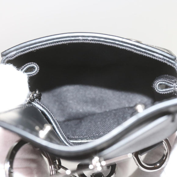 LOUIS VUITTON Monogram Eclipse Mini Steamer Pouch M00340 LV Auth 60001SM