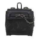 LOUIS VUITTON Monogram Eclipse Mini Steamer Pouch M00340 LV Auth 60001SM-13