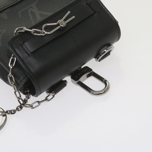 LOUIS VUITTON Monogram Eclipse Mini Steamer Pouch M00340 LV Auth 60001SM