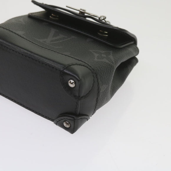 LOUIS VUITTON Monogram Eclipse Mini Steamer Pouch M00340 LV Auth 60001SM