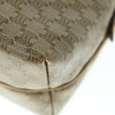 CELINE Macadam Canvas Shoulder Bag Beige Auth 60008-17