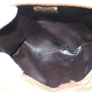 CELINE Macadam Canvas Shoulder Bag Beige Auth 60008-11