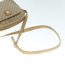 CELINE Macadam Canvas Shoulder Bag Beige Auth 60008-7