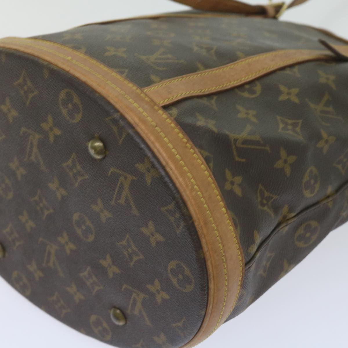 LOUIS VUITTON Monogram Bucket GM Shoulder Bag M42236 LV Auth 60016