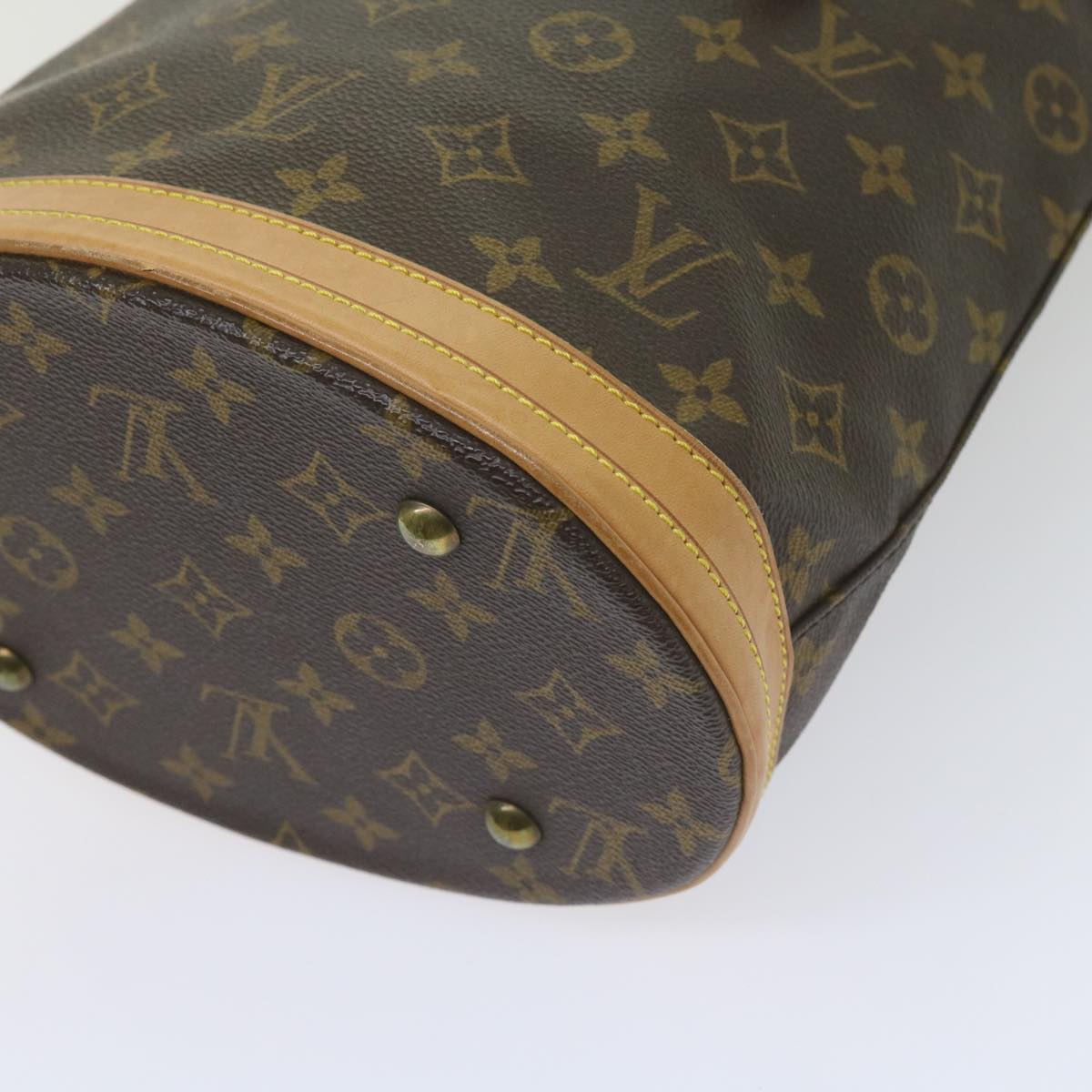 LOUIS VUITTON Monogram Bucket PM Shoulder Bag M42238 LV Auth 60017A