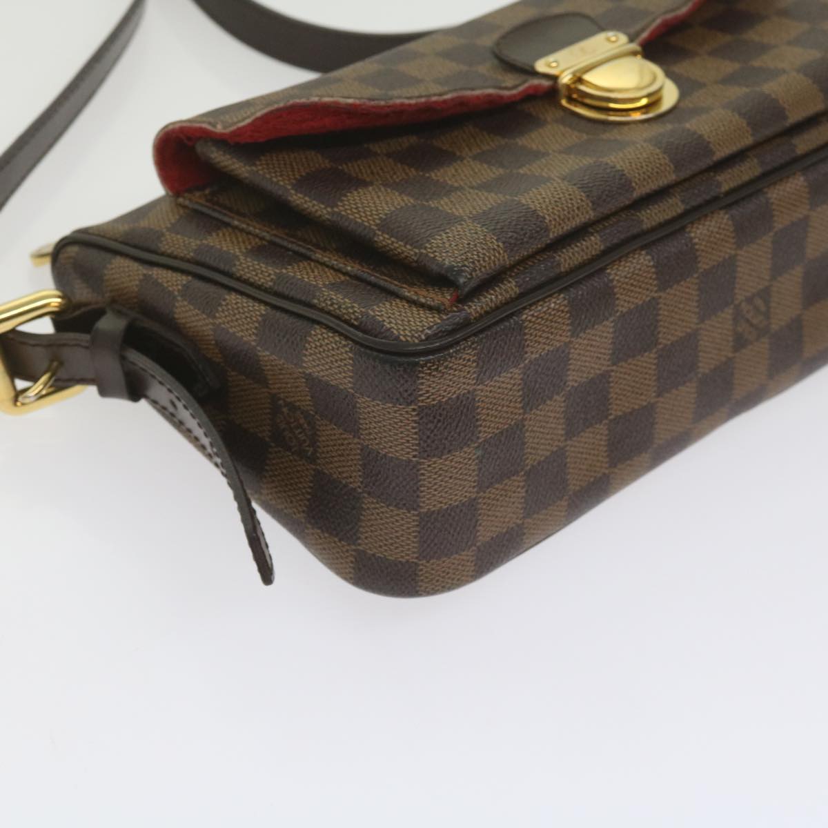 LOUIS VUITTON Damier Ebene Ravello GM Shoulder Bag N60006 LV Auth 60019A