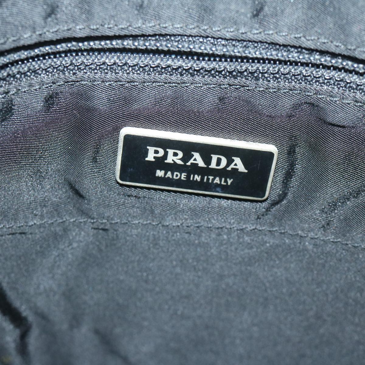 PRADA Shoulder Bag Nylon Black Auth 60046