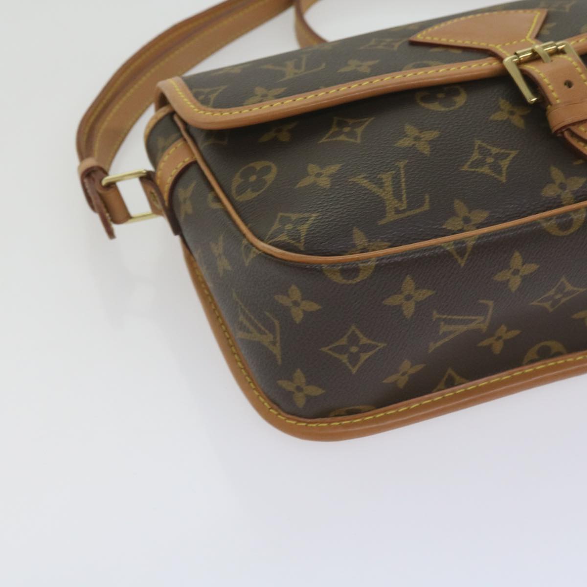 LOUIS VUITTON Monogram Sologne Shoulder Bag M42250 LV Auth 60053A