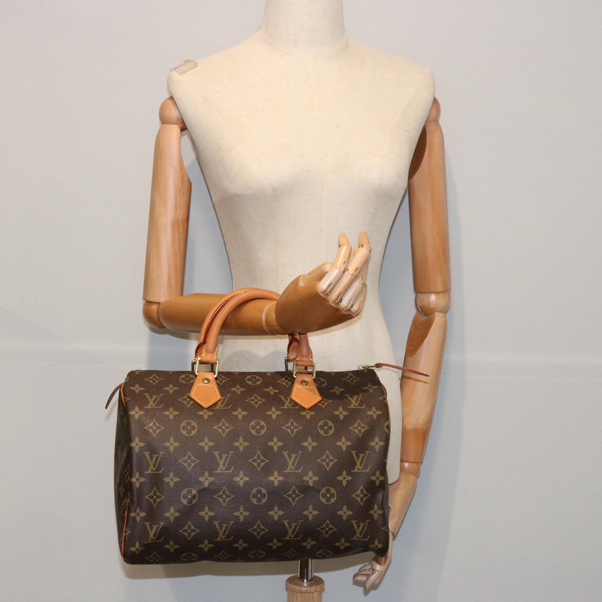 LOUIS VUITTON Monogram Speedy 30 Hand Bag M41526 LV Auth 60058A