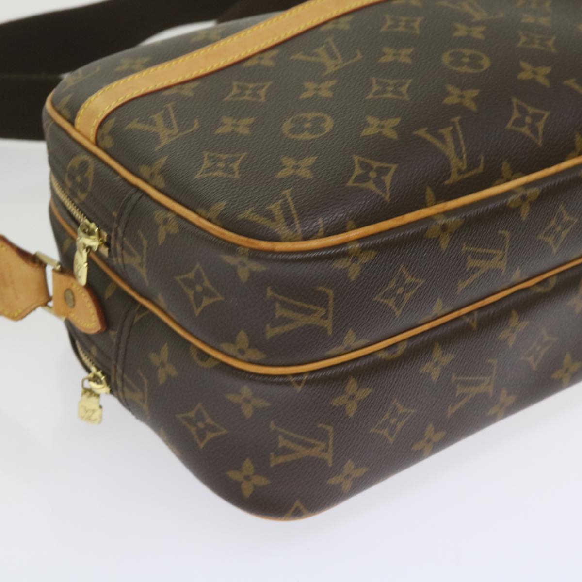 LOUIS VUITTON Monogram Reporter PM Shoulder Bag M45254 LV Auth 60069A