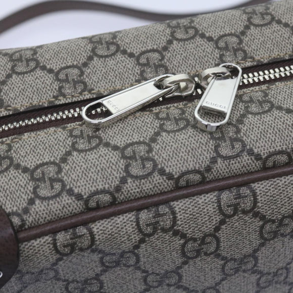 GUCCI GG Supreme Shoulder Bag Beige 626363 Auth 60070SV